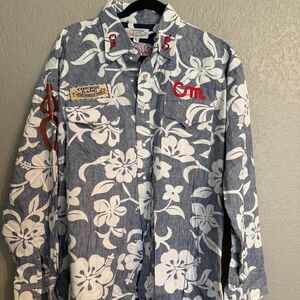 Cowboy Gang XL Western Button-Down Shirt – 3CM Cattle Company embroidered shirt